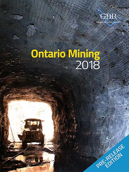 Cover of Ontario Mining 2018 pre-Release Edition