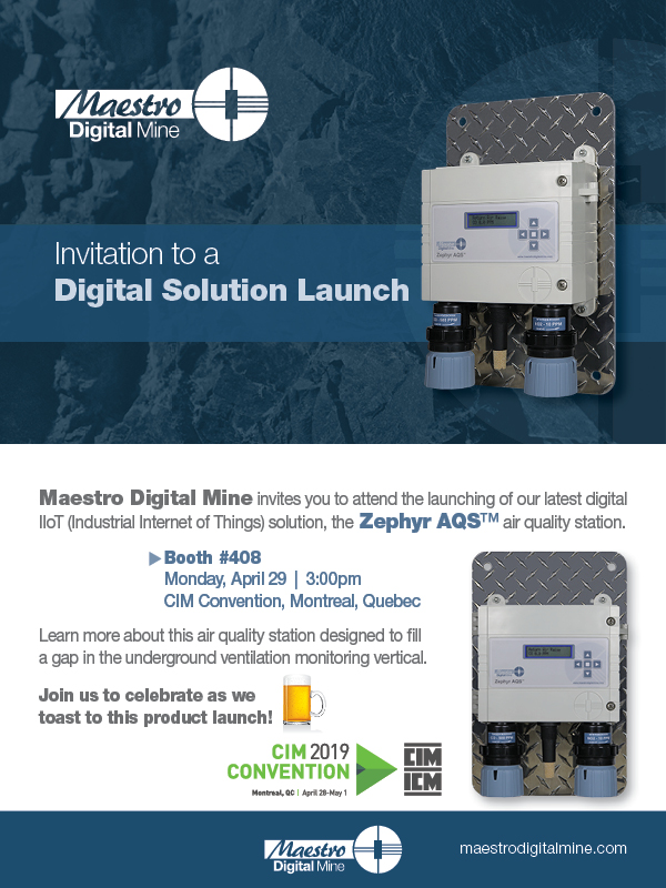 Invitation to a product launch at CIM Convention